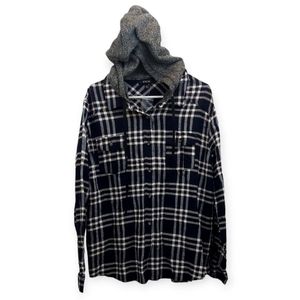 Active USA Hoodie Women's Size 2XL Jacket Shirt NWT Plaid